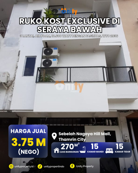 Ruko Kost Exclusive Di Seraya Bawah