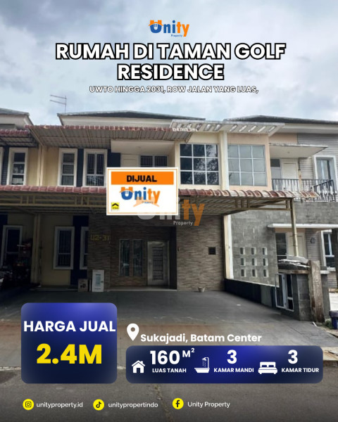 Rumah Di Taman Golf Residence 2.4M