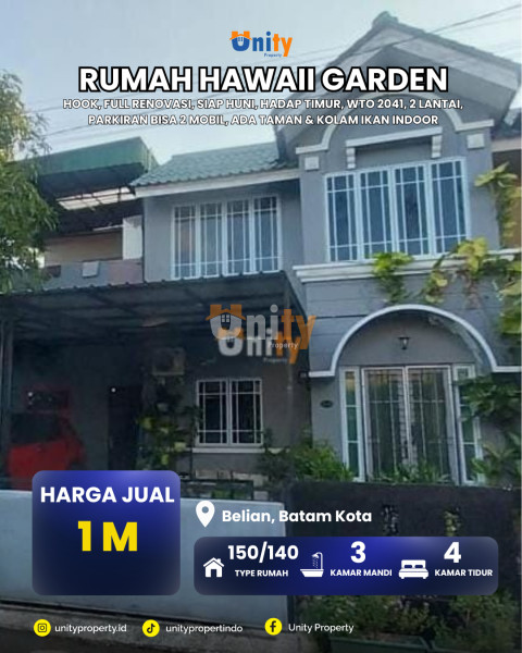 Rumah Hawaii Garden 1M
